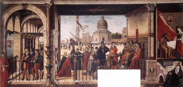 Arrival of the English Ambassadors by Vittore Carpaccio