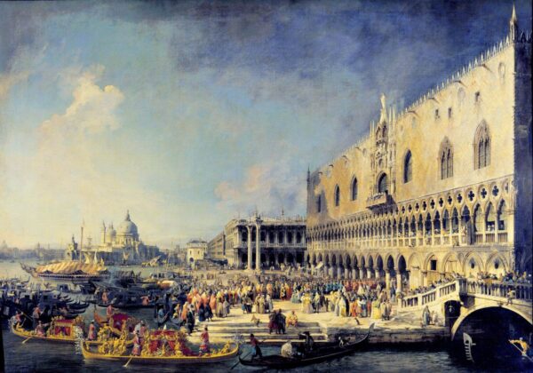 Arrival of the French Ambassador at the Doge's Palace