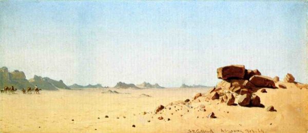 Assouan, Egypt, A Sketch by Sanford Robinson Gifford