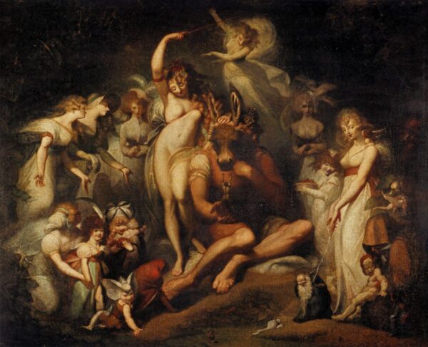Titania and Bottom with the Ass's Head by Henry Fuseli