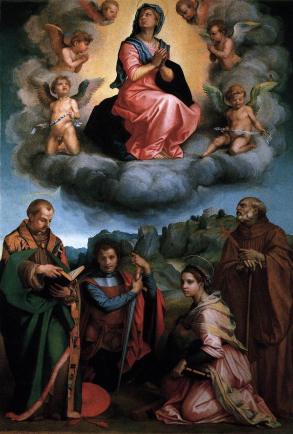 Assumption of the Virgin (Poppi Altarpiece) by Andrea del Sarto