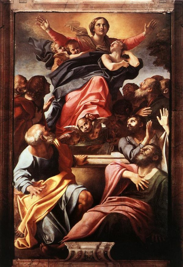 Assumption of the Virgin v by Annibale Carracci