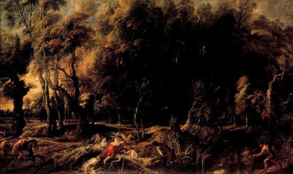 Atalanta and Meleagro hunting the javali of California by Peter Paul Rubens