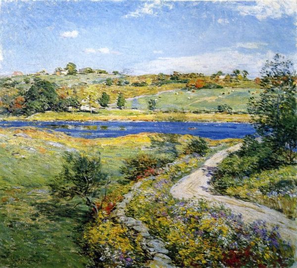 Autumn Roadside by Willard Metcalf