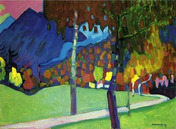 Autumn Study near Oberau by Wassily Kandinsky