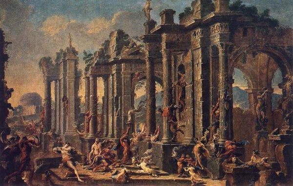 Bacchanalian Scene by Alessandro Magnasco