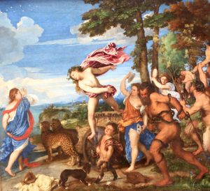 Bacchus And Ariadne by Titian - hand-painted oil reproduction