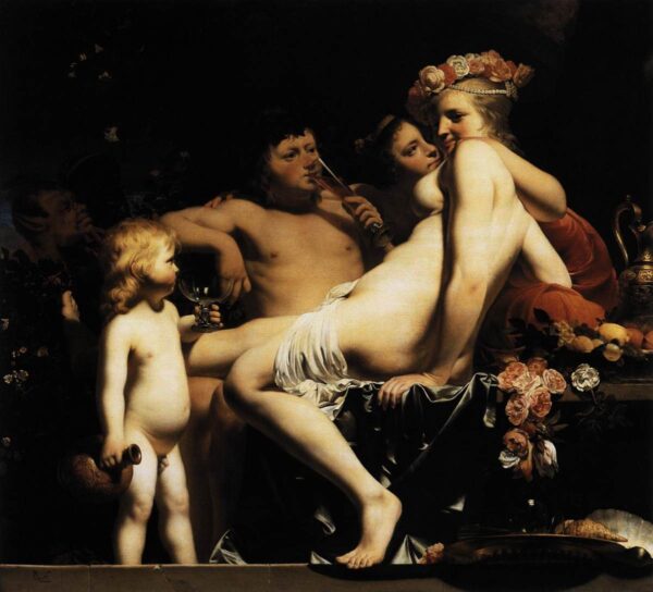 Bacchus with Nymphs and Cupid