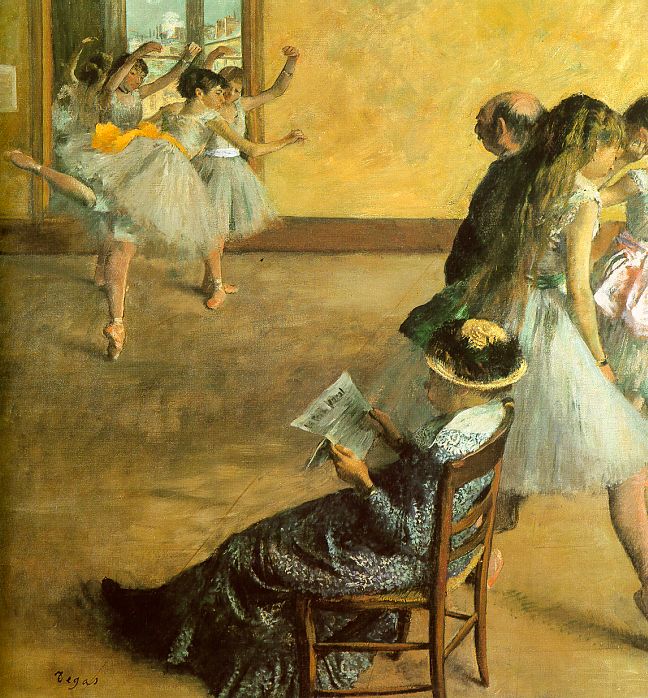 Ballet Class by Edgar Degas