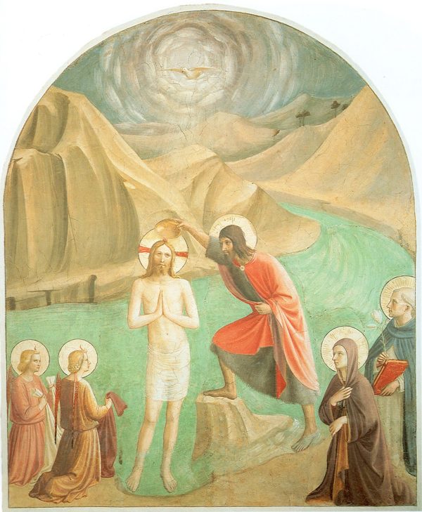 Baptism of Christ by Fra Angelico