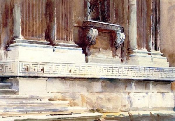 Base of a Palace II by John Singer Sargent