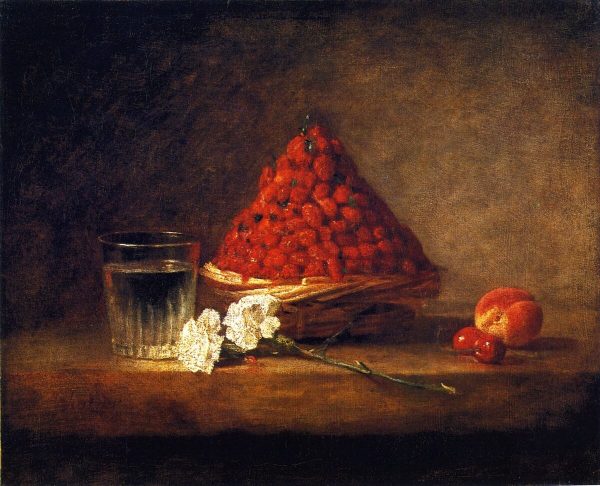 Basket of Strawberries by Jean-Baptiste-Simeon Chardin