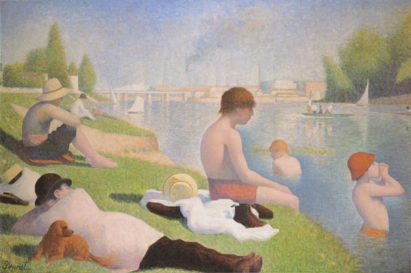Bathers at Asnieres by Georges Pierre Seurat
