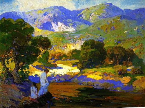 Bathers in a Mountain Stream