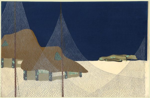 Beach Netting by Kamisaka Sekka