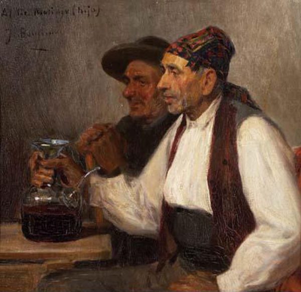 Bebedores en la Taberna by Jose Benlliure y Gil