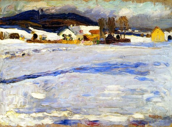 Bei Starnberg - Winter by Wassily Kandinsky