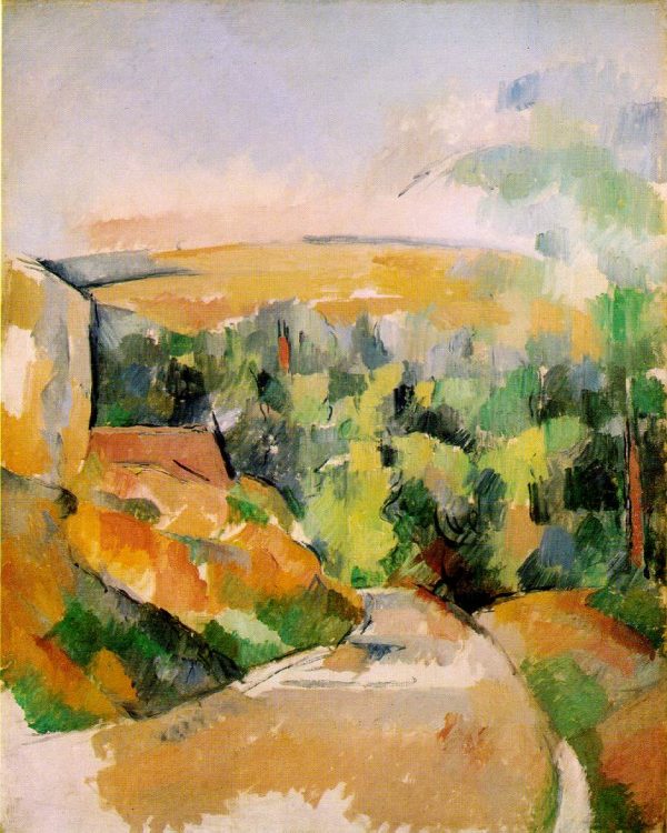 Bend in Road by Paul Cezanne