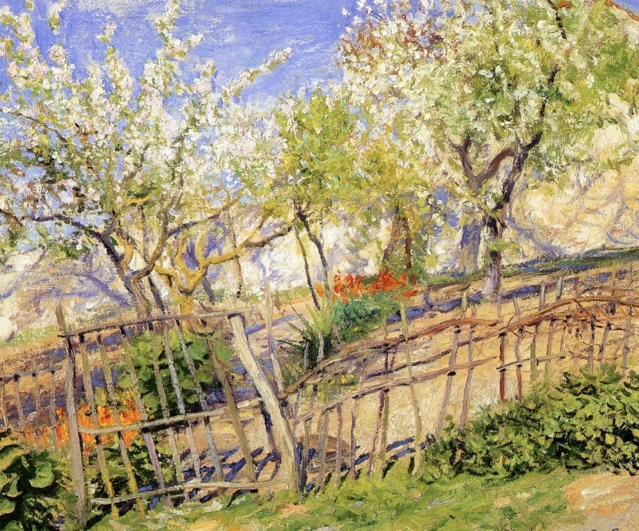 Blossoms and Wallflowers by Guy Rose