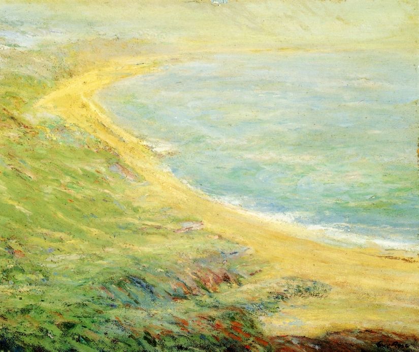 Bluff at Pourville by Guy Rose