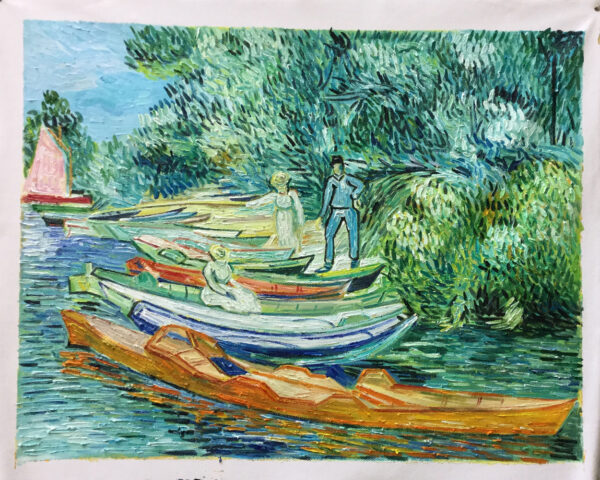 TQ Rowing Boats on the Banks of the Oise