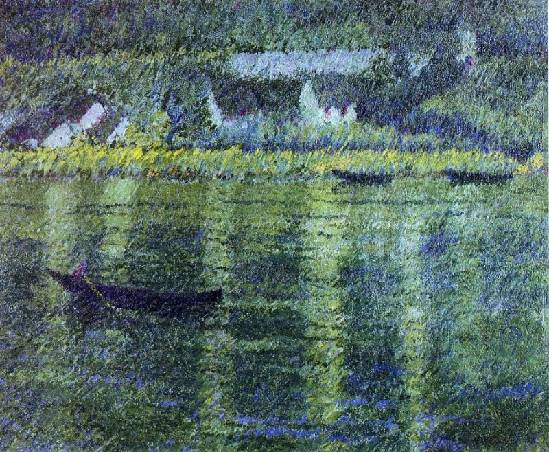 Boats in a River by Theodore Earl Butler