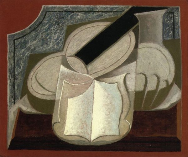 Book and Guitar by Juan Gris