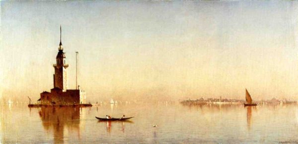 Leander's Tower on the Bosphorus by Sanford Robinson Gifford