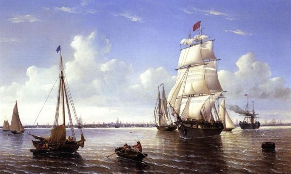 Boston Harbor by William Bradford