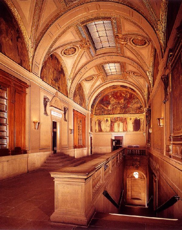 Boston Public Library by John Singer Sargent