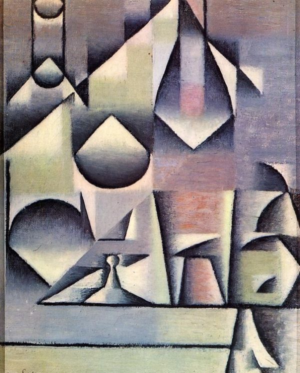 Bottle and Pitcher by Juan Gris