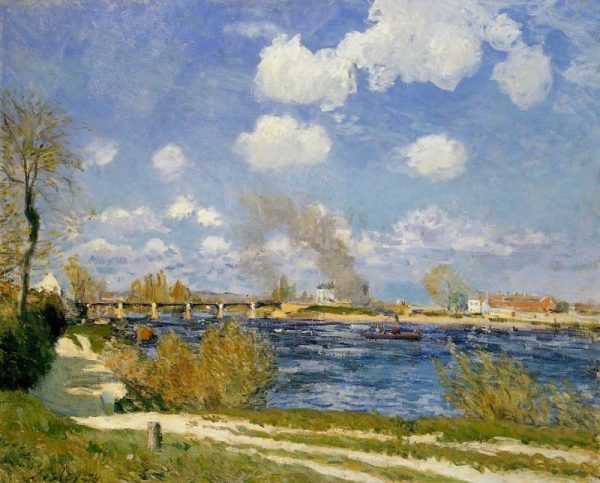 Bougival by Alfred Sisley