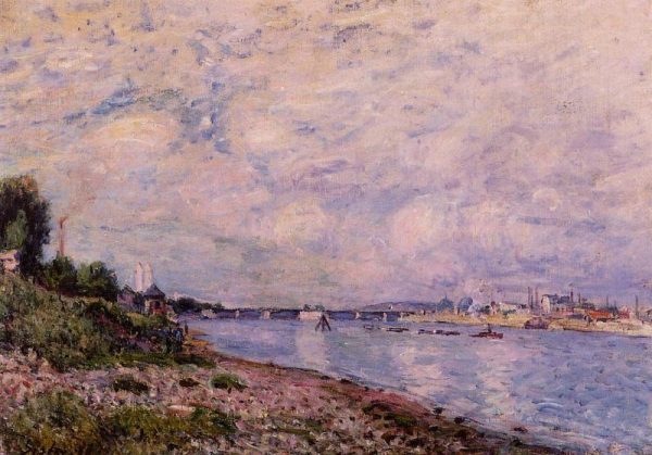 Bougival II by Alfred Sisley