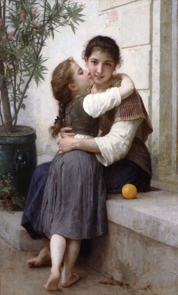 A Little Coaxing by William Bouguereau