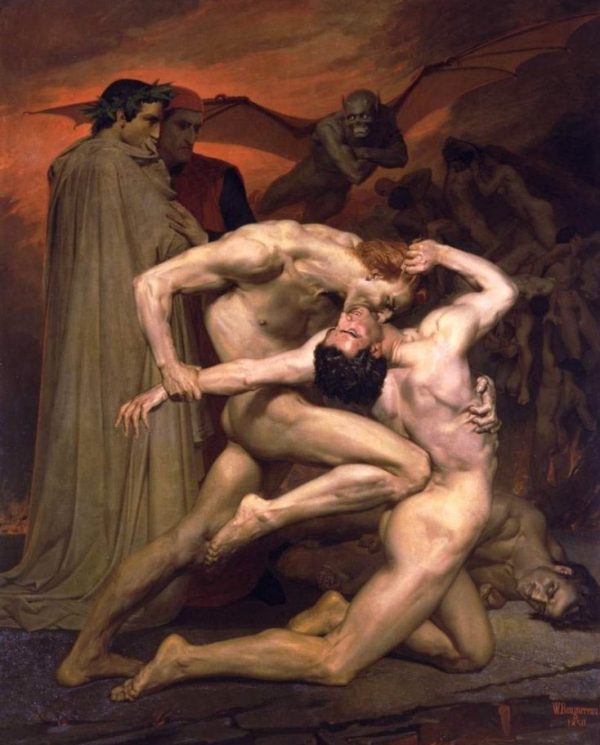 Dante e Virgilio no Inferno by William Bouguereau