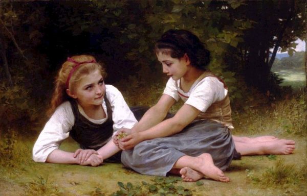 Hazelnuts by William Bouguereau