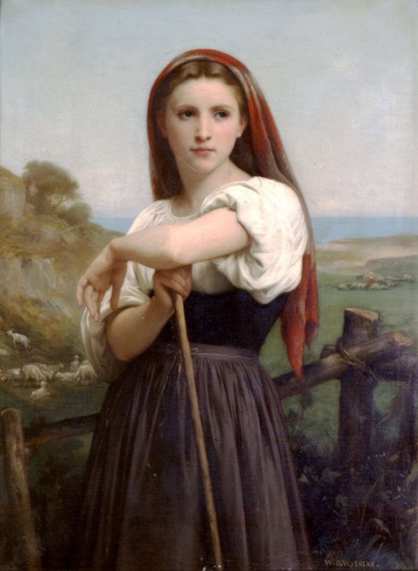 Jeune Bergere by William Bouguereau