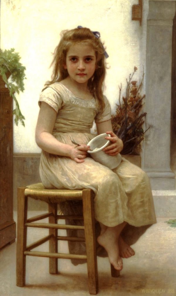 Le Gouter by William Bouguereau