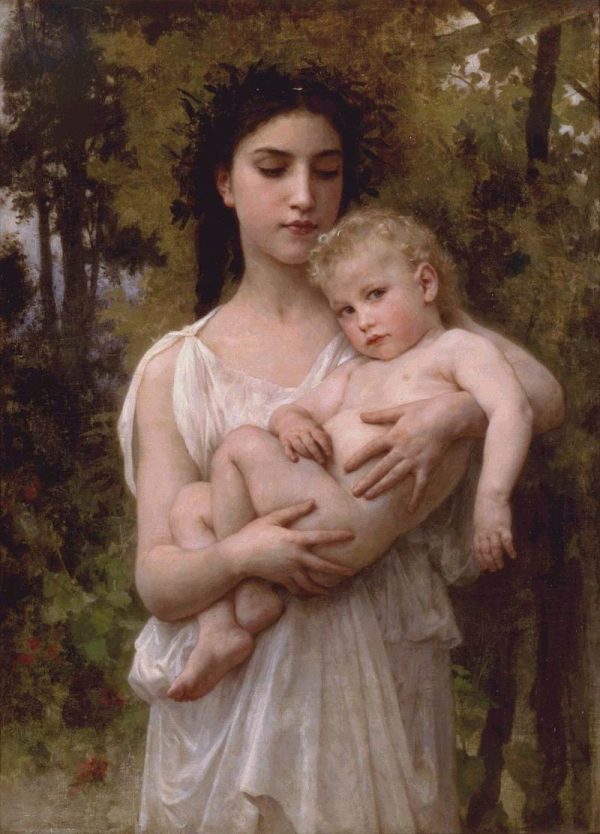 Little Brother by William Bouguereau