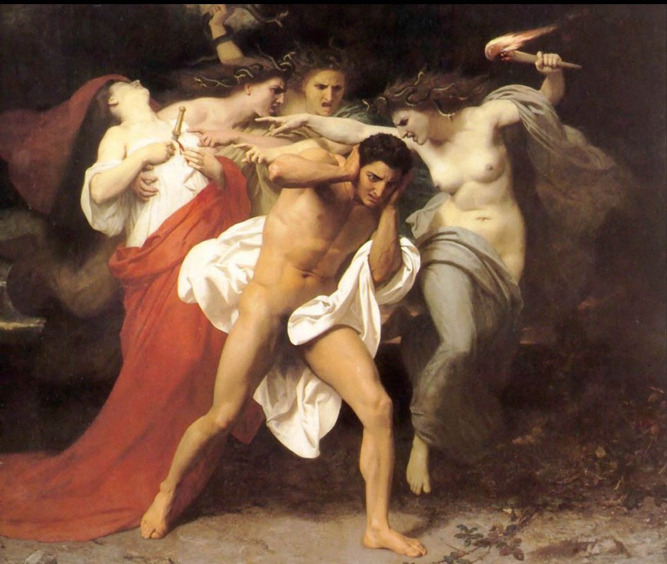 Orestes Pursued by the Furies Herself