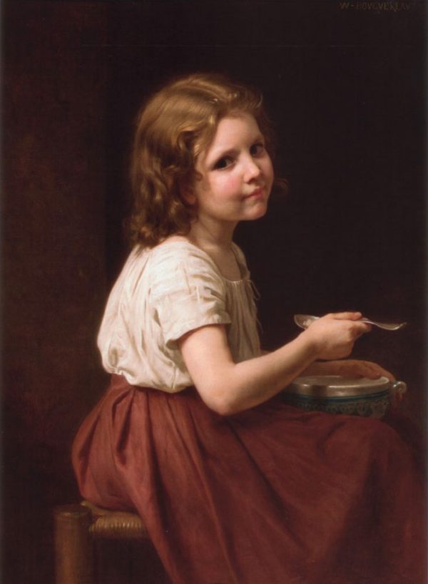 Soup by William Bouguereau