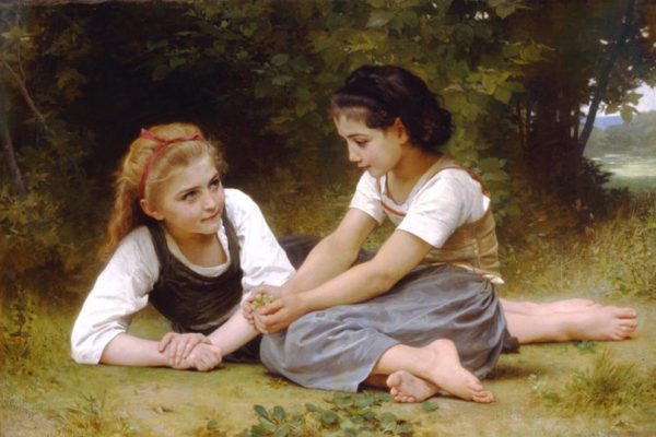 The Nut Gatherers by William Bouguereau