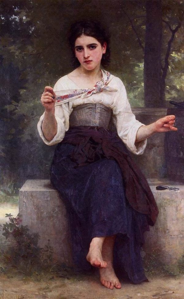 Thoughts by William Bouguereau