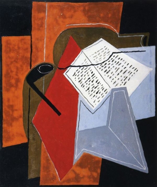 Bowl and Book by Juan Gris