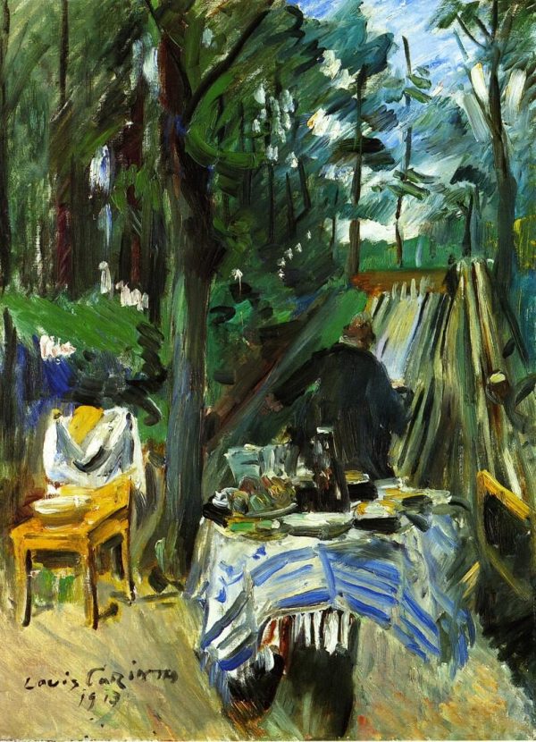 Bowling Alley by Lovis Corinth