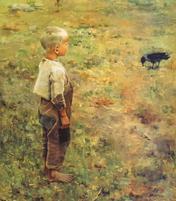Boy with a Crow by Akseli Gallen-Kallela
