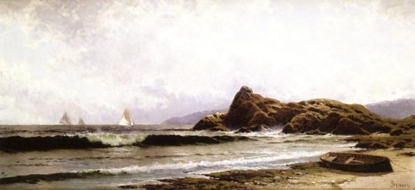 Breaking Surf b by Alfred Thompson Bricher