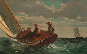 Breezing Up 1876 by Winslow Homer - hand-painted oil reproduction