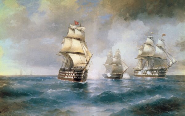 Brig Mercury Attacked by Ivan Aivazovsky