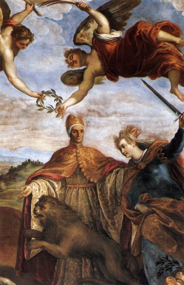 Allegory of the Victory over the League of Cambrai by Palma Giovane